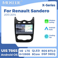 MEKEDE X10 X20 X30 X40 UIS7865 8+128G QLED AKM DSP CarPlay sans fil Android Auto pour Renault Sandero 2013-2014