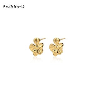 Amy Amy – boucles d'oreilles à fleurs en argent 925, strass en cristal, classiques, à porter au quotidien, bijoux pour femmes, PE2565 - Product Image 2
