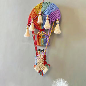 Nouveau ballon à Air chaud tenture <span class=keywords><strong>murale</strong></span> à la main tissage <span class=keywords><strong>tapisserie</strong></span> décoration <span class=keywords><strong>murale</strong></span> Style bohème décoration de la maison chambre - Product Image 3