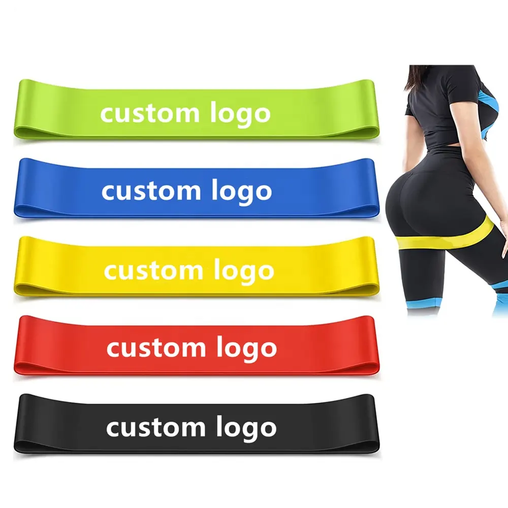 Exercise Band Resistance Loop Band Set Exercise Mini Loop Bands For Legs And Butt For Women Men Home Workout Gym