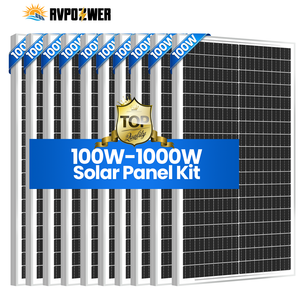 Panneaux Solaires Monocristallins Bifaciaux Entièrement Noirs en Stock d'Entrepôt, 100 Watts, Panneaux Photovoltaïques Solaires de Qualité en Stock à Prix Abordable - Product Image 2