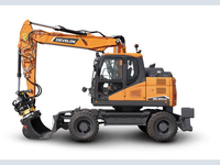 Mini-excavatrice sur chenilles robuste DX60, poids opérationnel de 5750 kg, châssis stable pour terrains complexes, chantiers de construction civile