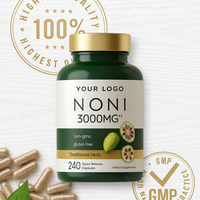 Complément Herbal Naturel Noni 3000mg – Capsules Certifiées GMP pour le Bien-être Quotidien et le Soutien Immunitaire – Prix Usine – Capsules de Noni