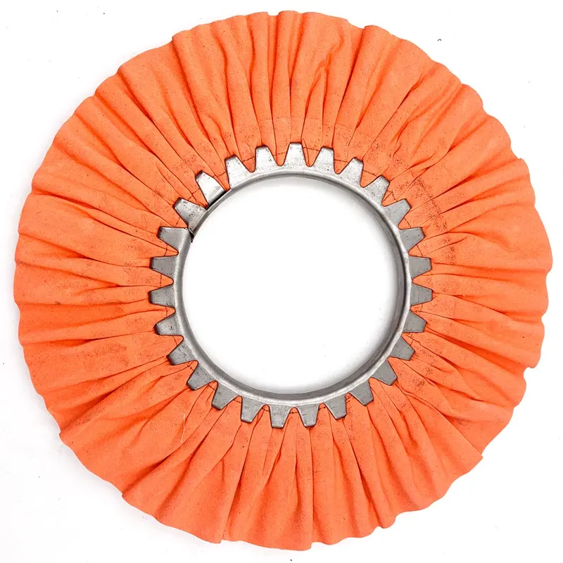 100% Cotton Airway Buffing Wheel Hard for Polishing Leather And Remove Surface Scratched.