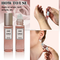 Vente chaude 10ml longue durée Floral musc Patchouli parfum rouleau sur les femmes phéromone parfum huile essentielle