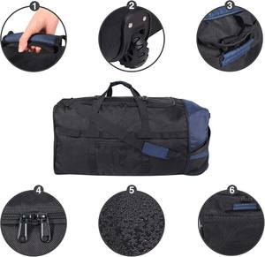 Mochila de Patinaje sobre Hielo con Correa para el Hombro, Forro de Oxford Suave, Cierre de Cremallera, para Entrenamiento de Hockey al Aire Libre, Muestra Gratuita - Product Image 4