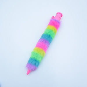 Simpatica Penna a Sfera in Plastica con Orecchie di Coniglio in Paillettes, Penna Creativa Colorata Tie-Dye per Studentesse, Antistress - Product Image 6