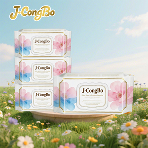 Lingettes jetables pour bébé en tissu non tissé biologique J.CongBo, protection <span class=keywords><strong>de</strong></span> l'environnement, <span class=keywords><strong>eau</strong></span> pure, douces et non irritantes - Product Image 2