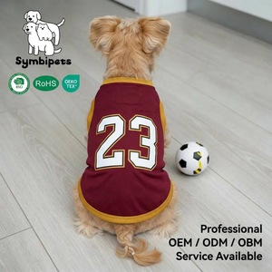 OEM ODM Sports Sporty Pet Basketball Jersey Tank <strong>Top</strong> Breathable Mesh Dog Shirt Sleeveless Puppy Vest for Small Medium Dogs <strong>Cats</strong> - Product Image 3