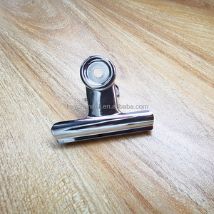 Custom Engraved Laser Logo 75mm Silver <strong>Paper</strong> <strong>Clip</strong> Jumbo Spring Clamp <strong>Large</strong> Metal Bulldog <strong>Clip</strong> for Document Newspaper Drawing - Product Image 1