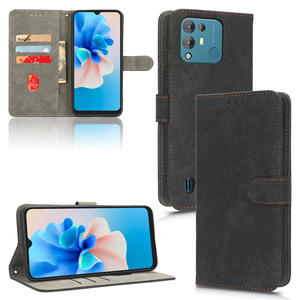 Étui de protection en cuir PU pour appareil photo étui portefeuille avec blocage RFID pour <span class=keywords><strong>Blackview</strong></span> <span class=keywords><strong>A55</strong></span> Pro <span class=keywords><strong>coque</strong></span> de protection pour téléphone portable - Product Image 1
