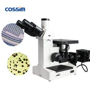 100X-<span class=keywords><strong>1250X</strong></span>コーティング材料試験用ハロゲンランプ付き三眼倒立工業学校実験室冶金顕微鏡 - Product Image 1