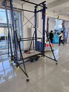 Caliente 500kg 6m andamio eléctrico plegable plataforma elevadora andamio de elevación eléctrica para pintura de pared - Product Image 6