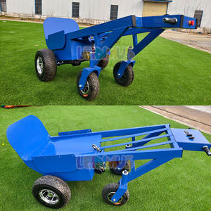 Chariot à main électrique à 4 roues robuste avec treuil pour soulever des châteaux gonflables - Product Image 6