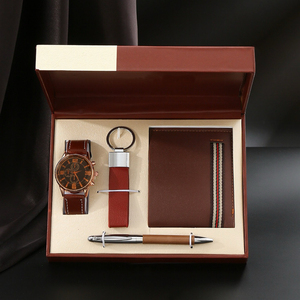 Regalos Promocionales IStapromo, Regalos Corporativos Empresariales, Regalo para el Día del Padre, Cartera de Cuero para Hombre, Cinturón, Reloj de Cuarzo, Logotipo Personalizable - Product Image 2