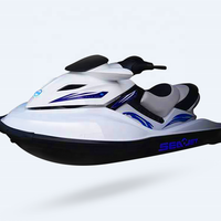 Jet ski en fibre de verre Hison 1400cc Water Bike avec moteur 4 temps 300hp certifié EPA