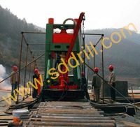 Foreuse rotative à tige élévatrice SD180 avec moteur à boîte de vitesses électrique, diamètre de forage de 1200 mm, engrenage et pompe à roulement