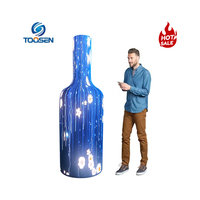 Светодиодный экран TOOSEN P2 P2.5 нестандартной формы для напитков: красное вино, пиво, ликер, банки для напитков, водонепроницаемый, креативный дизайн