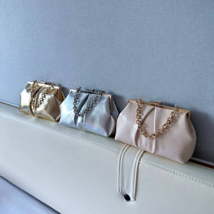 OEM pochette à cadre plissé en cuir souple de créateur <span class=keywords><strong>sac</strong></span> à main sacs à bandoulière pour femmes <span class=keywords><strong>sac</strong></span> à bandoulière populaire pour les filles - Product Image 2