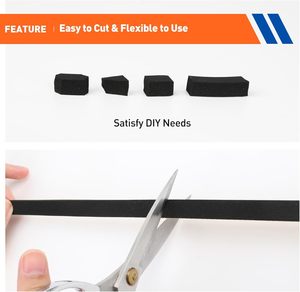 Nastro di schiuma di <span class=keywords><strong>spugna</strong></span> a cellule chiuse nastro adesivo adesivo per finestre e porte - Product Image 3