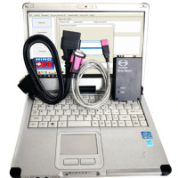 Laptop C2 para Interfaz de Diagnóstico HINO, Cable de Diagnóstico para Motor Diésel, Herramienta de Escaneo para Excavadora Kobelco Hino Bowie