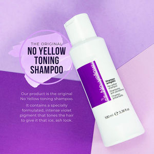 No Yellow Shampoo <strong>Hair</strong> <strong>Dye</strong> Color Instantly Brightens &amp; Washes Away Brassy Yellow Tones - Product Image 3