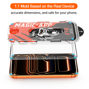 X-Gorilla Toz Geçirmez Tam Kapsama Gizlilik Temperli Cam Ekran Koruyucu iPhone 17 Pro Max için Kırılmaz Koruma - Product Image 3