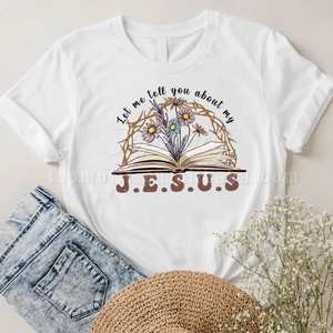 Laissez-<span class=keywords><strong>moi</strong></span> vous parler de mon Jésus DTF Design <span class=keywords><strong>d</strong></span>'impression prêt à presser pour les vêtements de vêtement - Product Image 2