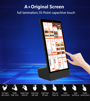 Nouveau 15.6 pouces Android 15 Tablette PC en forme de L Kiosque intelligent Écran tactile POS Tablettes Wi-Fi POE NFC Rj45 Rockchip Restaurant Othering