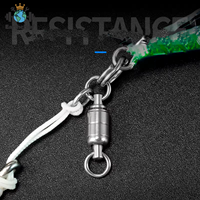 10 pièces/sac Anneaux de connexion solides pour leurres de pêche, mousquetons en acier inoxydable, accessoires de pêche, anneaux de raccordement pour matériel de pêche en eau salée