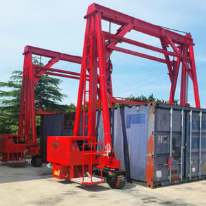 Grúa de pórtico móvil de 40 toneladas para contenedor Grúa de pórtico Precio Grúa de contenedor para contenedor de envío - Product Image 1
