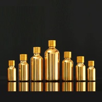 5ml 10ml 15ml 20ml 30ml 50ml 100ml 1oz 30 ml 50 ml 100 ml Bernsteinfarbene Gold Silber Luxus Kosmetik Glas-Sprühflaschen