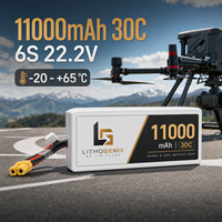 Baterai Lipo Drone 11000mAh High Rate 4S 6S Baterai Lithium Polymer 8300mah 10000mah 64000mah Baterai Lipo untuk Drone FPV