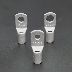 Cosses de câble en cuivre étamé SC16-5 SC16-6 SC16-8 SC16-10 SC16-12 SC16 16mm² 6AWG, connecteur à <span class=keywords><strong>sertir</strong></span>, borne M5 M6 M8 M10 M12 - Product Image 1