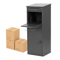 Boîte à colis autoportante WELDON OEM en acier galvanisé, moderne, antivol, avec serrure intelligente pour livraison extérieure