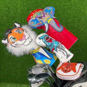 Housse de tête de club de golf personnalisée en peluche résistante à l'usure pour driver, accessoires de golf Tiger - Product Image 1