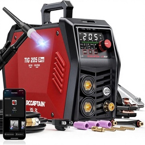 ARCCAPTAIN IControl TIG205Pro 120V/240V, Máquina de Soldadura Multiproceso 5 en 1 con Pantalla LED Grande, 2T/4T - Product Image 3