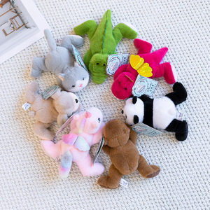 Jouet en peluche mignon en forme de petit animal (Panda, Crocodile, Capybara) pour enfants, jouet de décompression musical à pincer - Product Image 1
