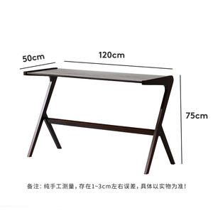 Nordic Style Solid Wood <b>Desk</b> White Top Natural Wood Legs Modern Minimalist Study Table For Home Office - Product Image 5