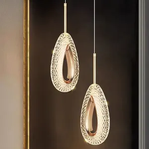 Modern simple light luxury pendant lamp Nordic creative very simple long line pendant lamp