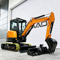 Livraison Gratuite Mini-Excavatrice 1 tonne, 2 tonnes, 3,5 tonnes avec Moteur Kubota EPA, Micro-Excavatrice sur Chenilles pour Jardin, Cour et Usage Domestique