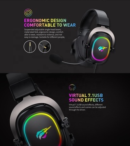 H2002P Havit – casque de jeu Rgb pour ordinateur, son Surround 7.1, usb - Product Image 6