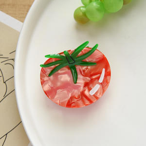 Fermacapelli YJL dal Design Classico con Motivi Vegetali Rurali, Dolci e Graziosi Fermagli per Capelli in Acetato - Product Image 4