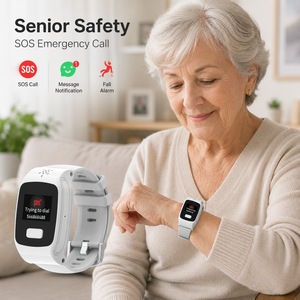 Reloj Inteligente Personalizado con Detección de Caídas y Monitor de Ritmo Cardíaco, Relojes Inteligentes Android con GPS <span class=keywords><strong>Serie</strong></span> 10, Reloj Inteligente 5G Resistente al Agua para Hombre - Product Image 6