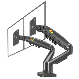 NB F160 Màn hình Kép màn hình máy tính đứng cánh tay-loại Máy tính để bàn với 90 độ nghiêng Sản phẩm mới xoay kệ lên Lift 90 độ - Product Image 5