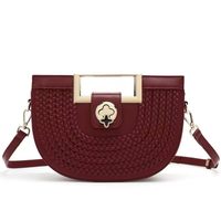 Sac à bandoulière en métal tressé à la main pour femme, nouveau sac fourre-tout à rabat trèfle à quatre feuilles, sac sous le bras léger de luxe brillant, mini sac à bandoulière