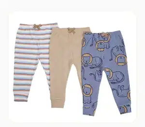 คุณภาพสูงทารกแรกเกิดกางเกงขายาวสัตว์พิมพ์กางเกงกางเกงเสื้อผ้าเด็กฤดูใบไม้ผลิฤดูใบไม้ร่วง
