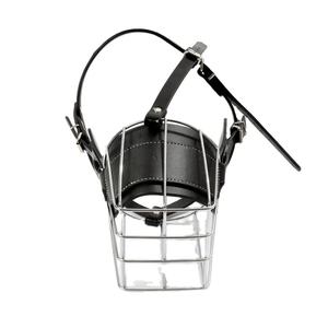 Museruola per Cani in Acciaio Inossidabile e Pelle, Anti-Morso, Anti-Abbaio, Anti-Rovinamento, Anti-Danno, Progettata Appositamente per Pastore Tedesco - Product Image 5