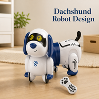 Dachshund électrique intelligent en plastique avec télécommande - Utilisation intérieure/extérieure