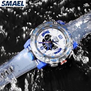 Reloj Deportivo para Hombre, Resistente al Agua 50m, Reloj de Pulsera de Cuarzo, Reloj Masculino, SMAEL 8058 S Style, Relojes Digitales y Analógicos - Product Image 1